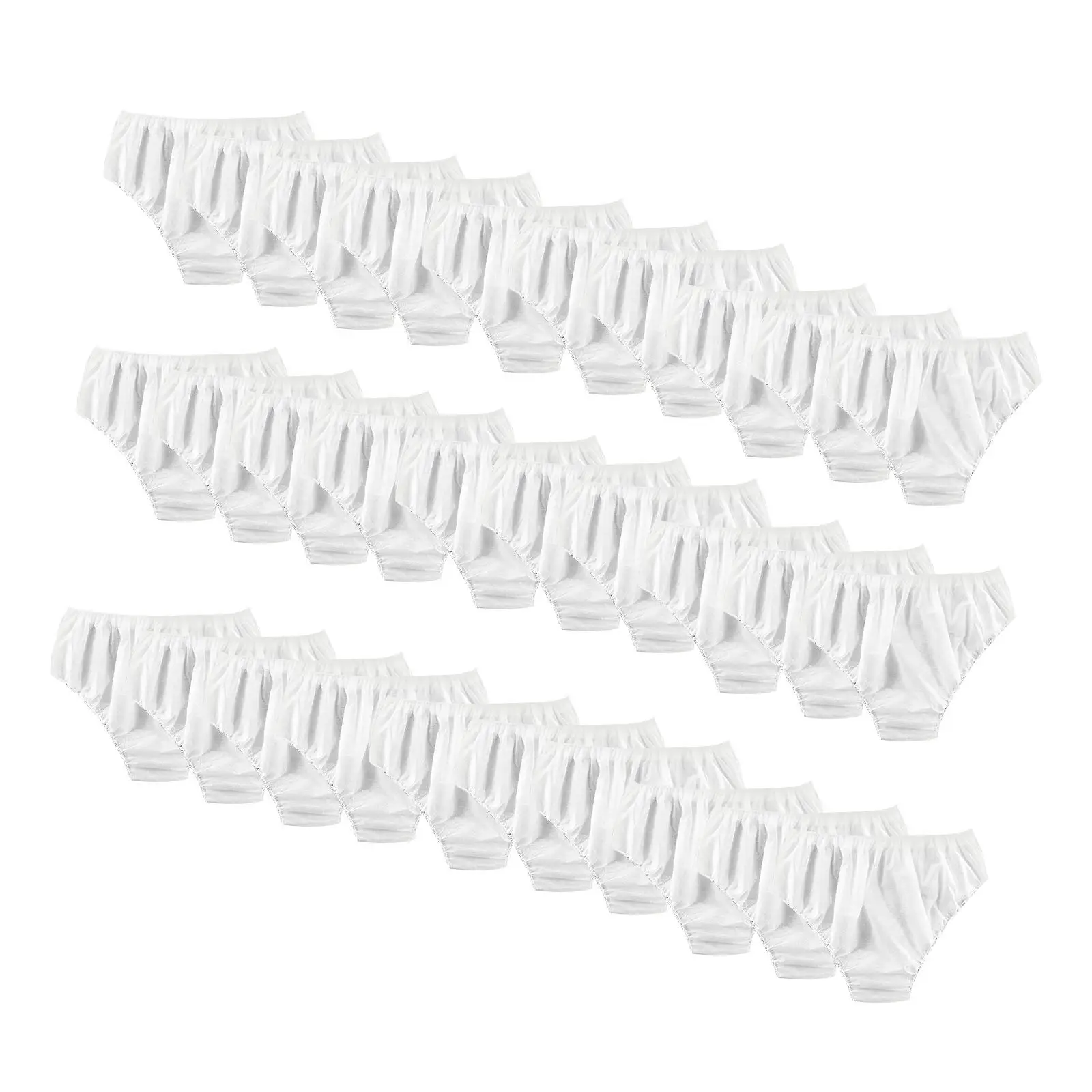 30x Disposable Underwear Panties Soft Underpants for Beauty Salon Business Trip Girls