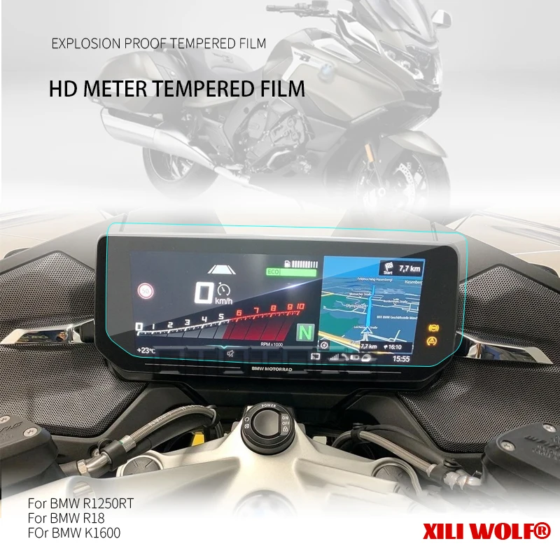 

For BMW R1250RT R18 K1600 Tempered Film Instrument Film Motorcycle LCD Screen Protection Film Protective Sheets