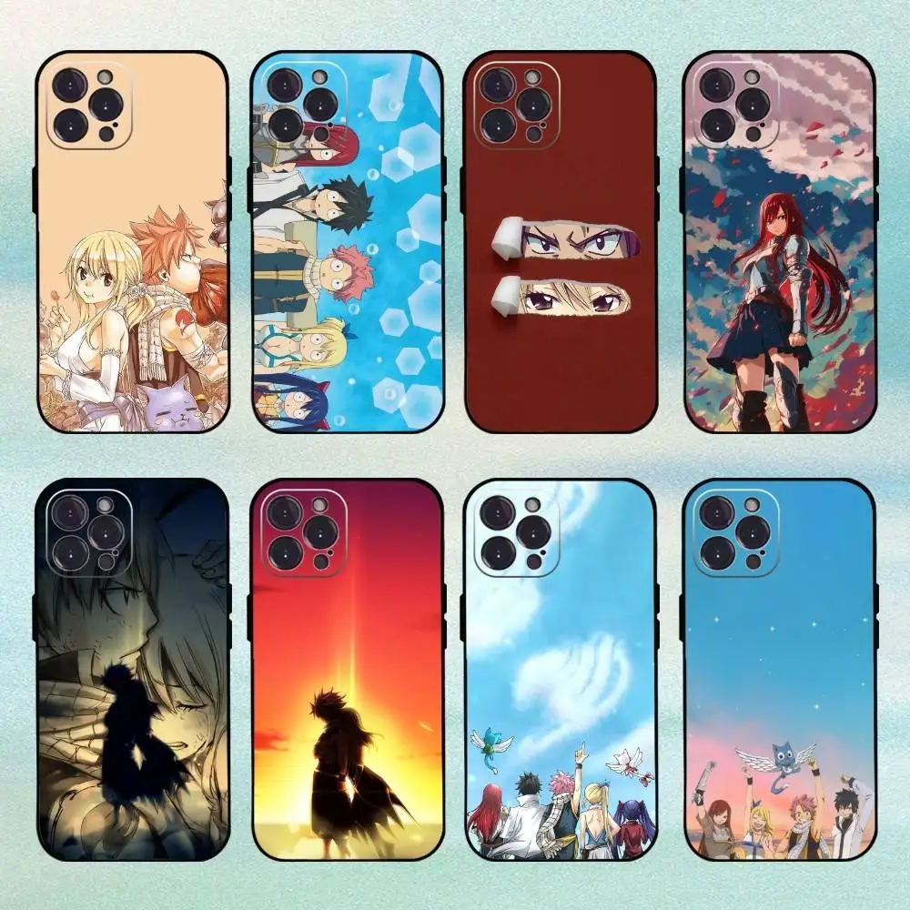 

Fairy Tail Lucy Heartfilia Phone Case For iPhone 16,15,14,13,12,Plus,Pro Max, 5G Others Soft Black Cover