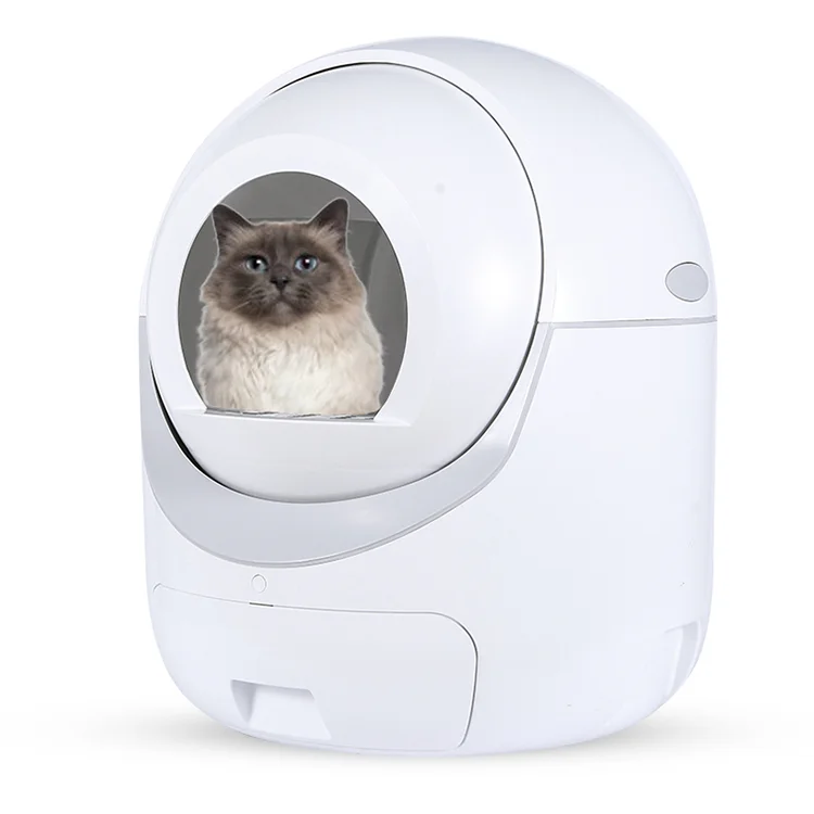 New Style Robot Wifi App Control Cat . Box Large Self Quick Cleaning Enclosed Smart Automatic Intelligent Cat Toilet