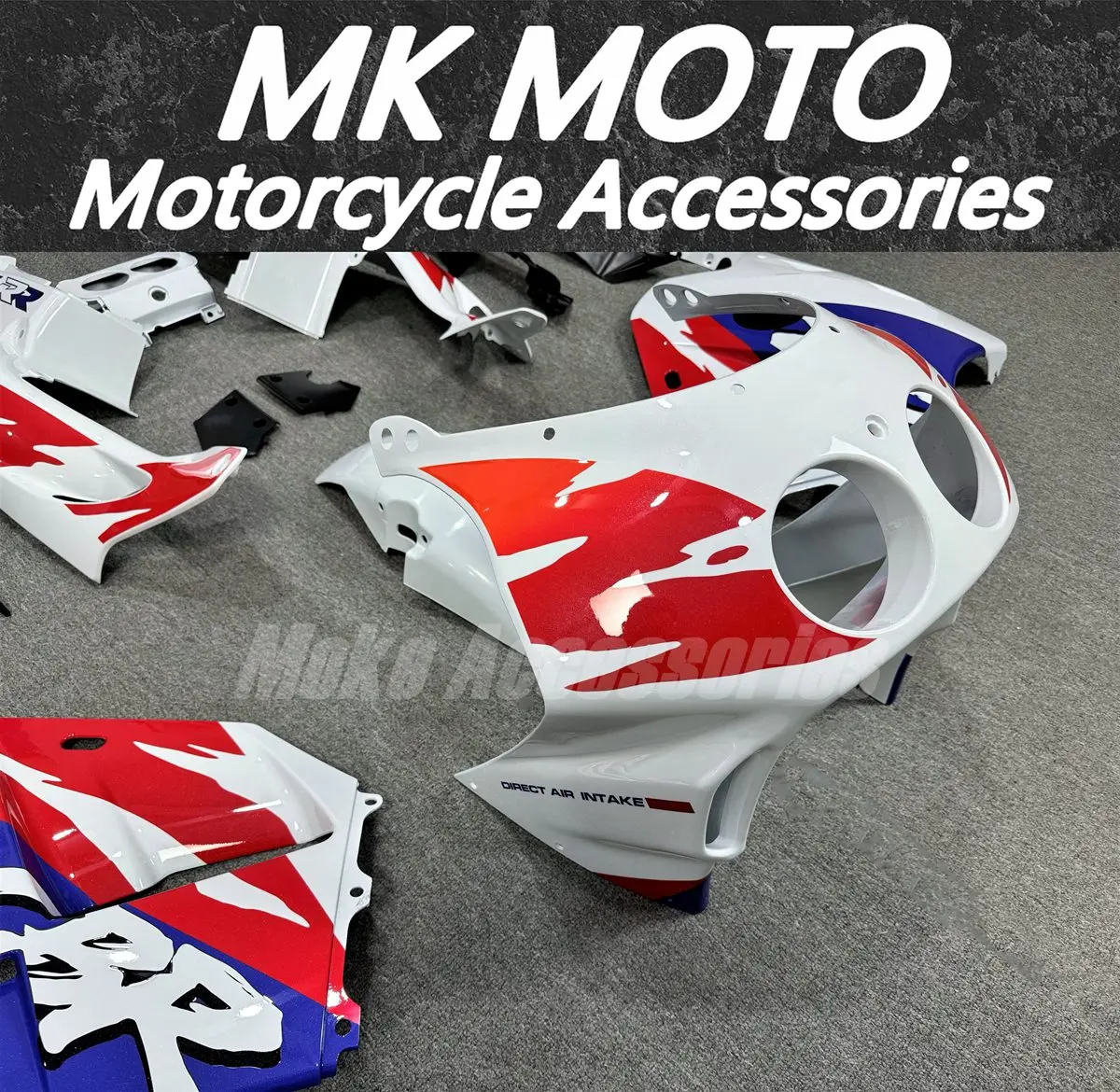 Motorcycle Fairings Kit Fit For Cbr250rr Mc22 1990 1991 1992 1993 1994-1999 Bodywork Set High Quality Injection White Blue Red