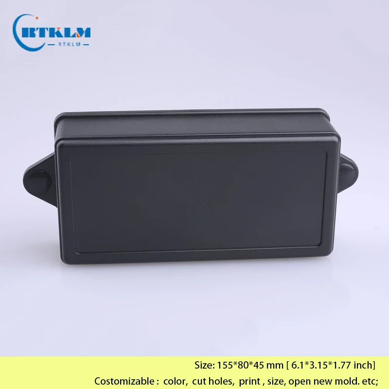 ABS Plastic Enclosure Wall Mounting Electronic Housing Junction Box DIY Instrument Case 155*80*45mm
