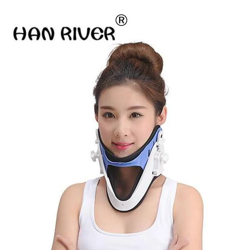

Adjustable cervical clamp holder massager neck neck massage pillow body massage neck collar family guard
