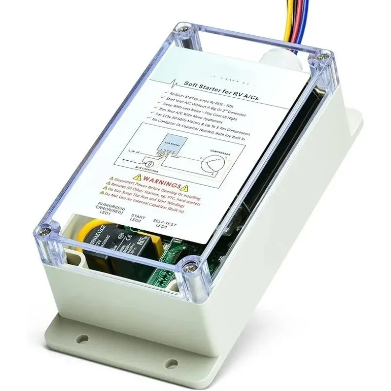 

110V SSRV3TDC Soft Start Soft Start Kit for RV Air Conditioning SoftStarterfor Starter