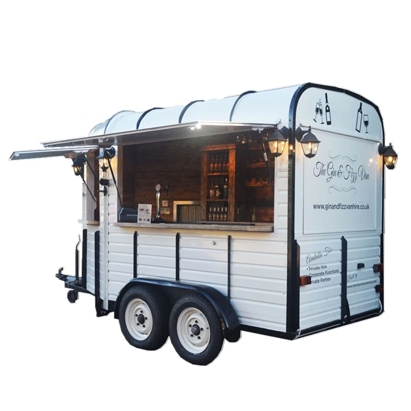 Food Vending Van Catering Trailer Retro Truck Electric Usa Mobile Horse Box Food Trailers For Sale