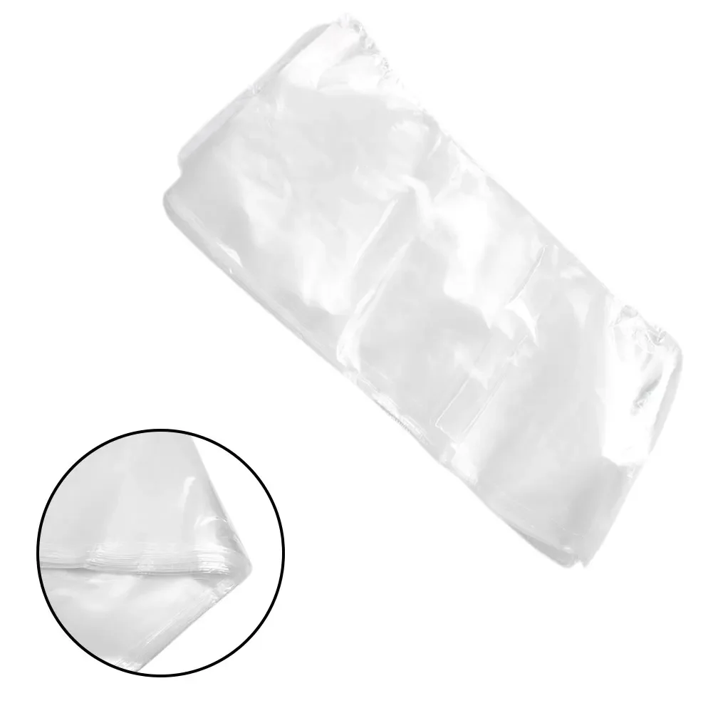 100pcs Film Heat Shrink Bags POF Seal Packing Shrinkable Transparent Polyolefin Bag Packaging Storage Tools