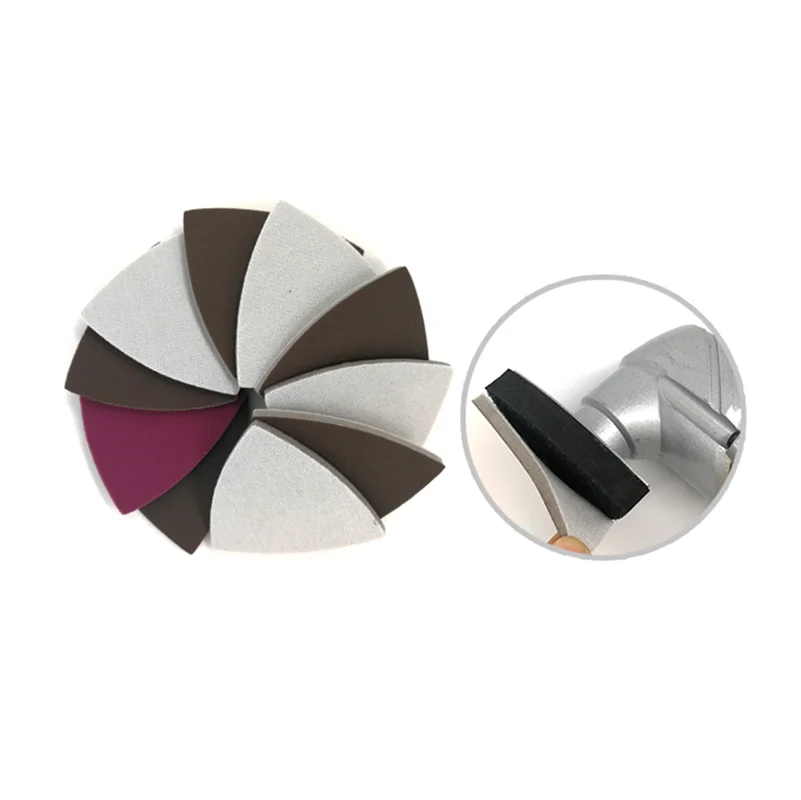 

Треугольная наждачная бумага 90x90x90 мм, зернистость 60-10000, влажный и сухой флокированный шлифовальный диск, абразивные инструменты для полировки и шлифования