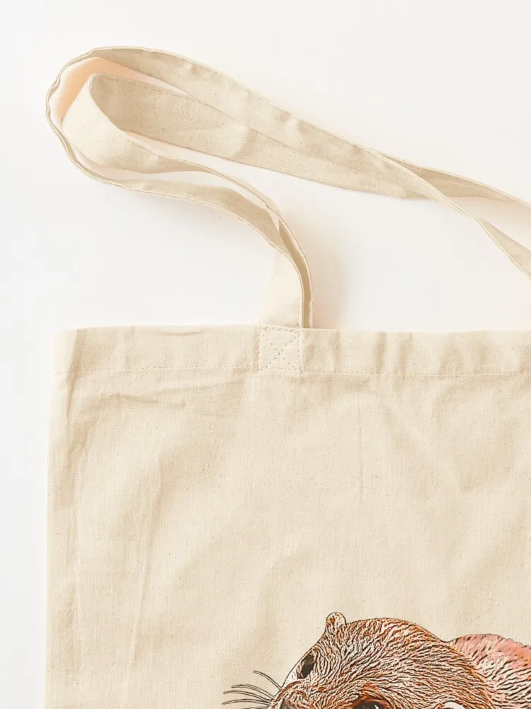 Otter canvas pattern, animal lover outfits, adorable ottershirts Tote Bag Cloth bag the tote bag