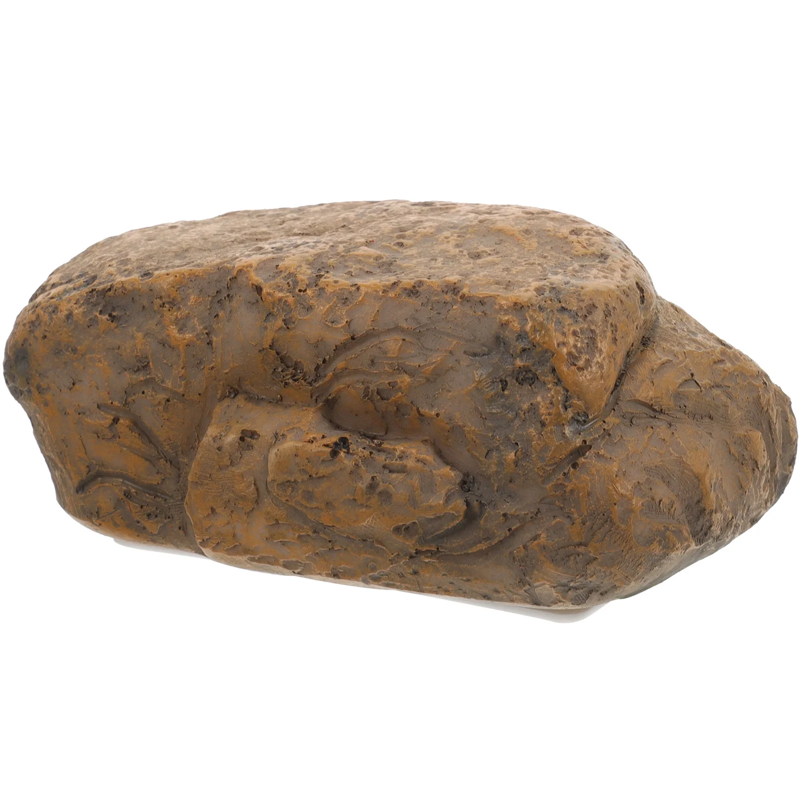 صندوق مفاتيح حجري مقلد من Hoement يخفي حامل الصخور المزيف في الهواء الطلق حاوية إخفاء آمنة من الراتنج المقاوم للماء للمفاتيح الاحتياطية