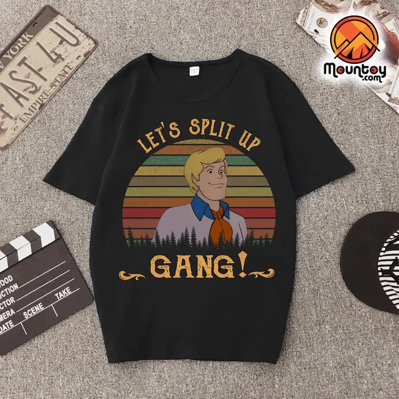 Let's Split Up, Gang!, Cartoon Quote Shirt, 60s Nostalgia Shirt, Classic TV Shirt