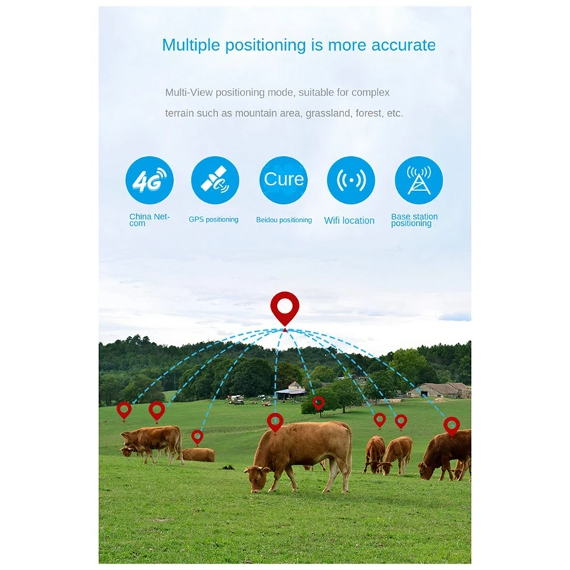 

Global Universal Cattle And Sheep Horse GPS Locator Pet Anti-Lost Device GPS Dedicated Locator Easy To Use