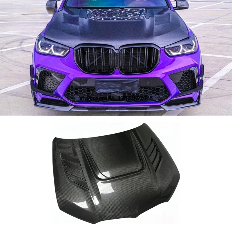 

For X5M F95 AE Style Dry Carbon Fiber Hood Bonnet Hood Cover Car Accessories Bonnet Engine Cover