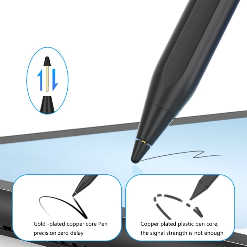 USI2.0 Stylus Pen for Screen Smooth Writing Pen Long Battery Usage, 4096 Level Pressure Sensitivity Touch Stylus Pen