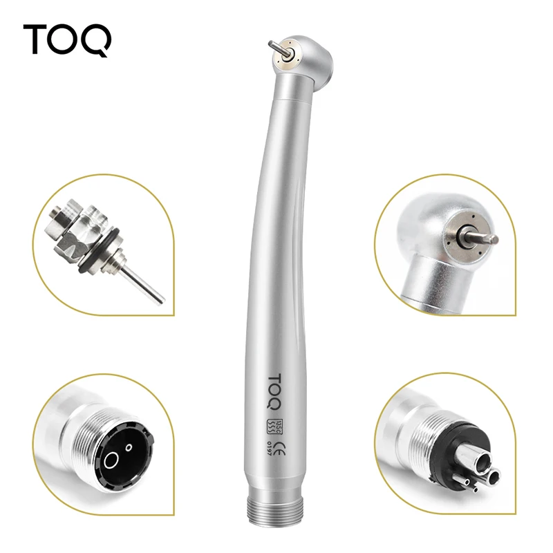 Dental High & Low Speed Handpiece Kit Straight Contra Angle Single Water Spray Air Turbine 2/4 Hole Dentistry Tools Set