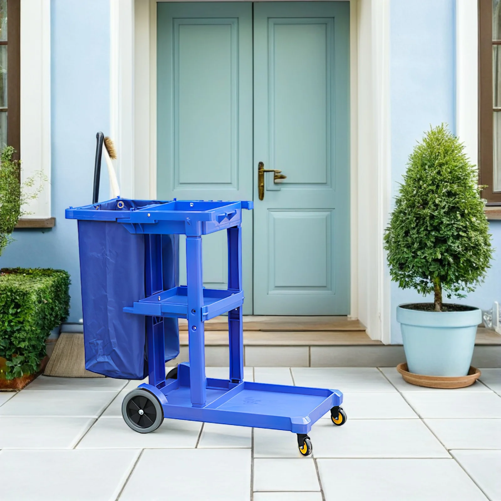 

Clean The Car Bag Cleaning Cart Service Custodial Supplies Polyester Hotel Commercial