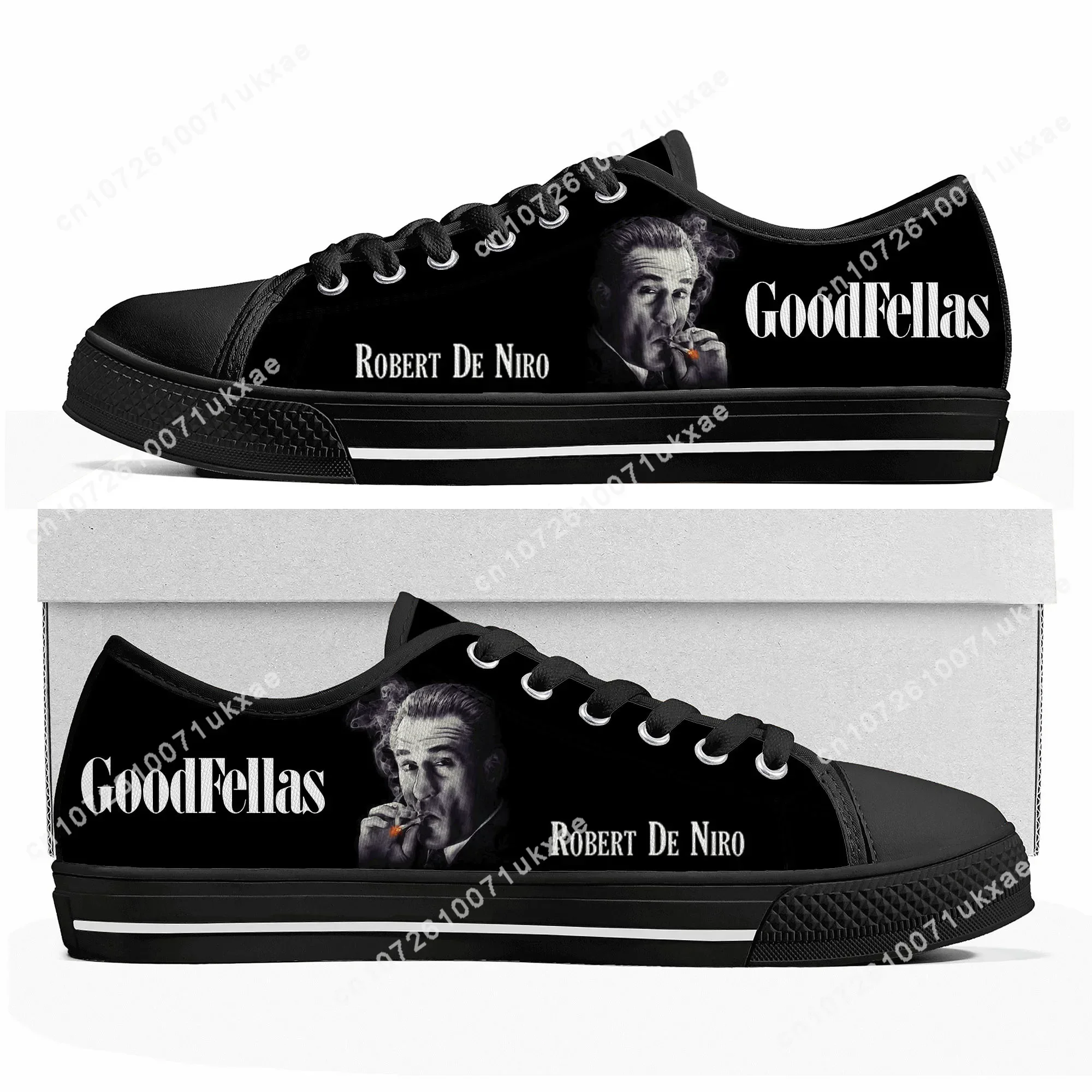 Goodfellas Low Top Sneakers Mens Womens Teenager High Quality Robert De Niro Canvas Sneaker couple Casual Shoes Customize Shoe