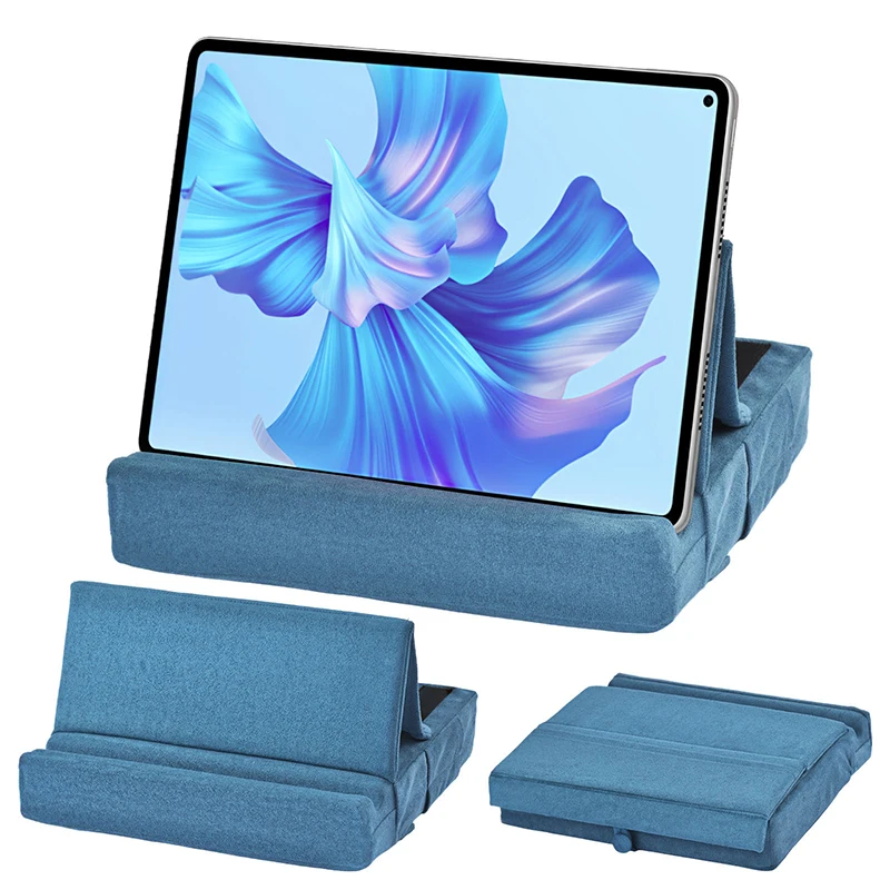 Foldable Laptop Holder Phone Tablet Pillow Stand Bracket For IPad For Macbook Bed Working Tablet Soft Pad For Office Living Room