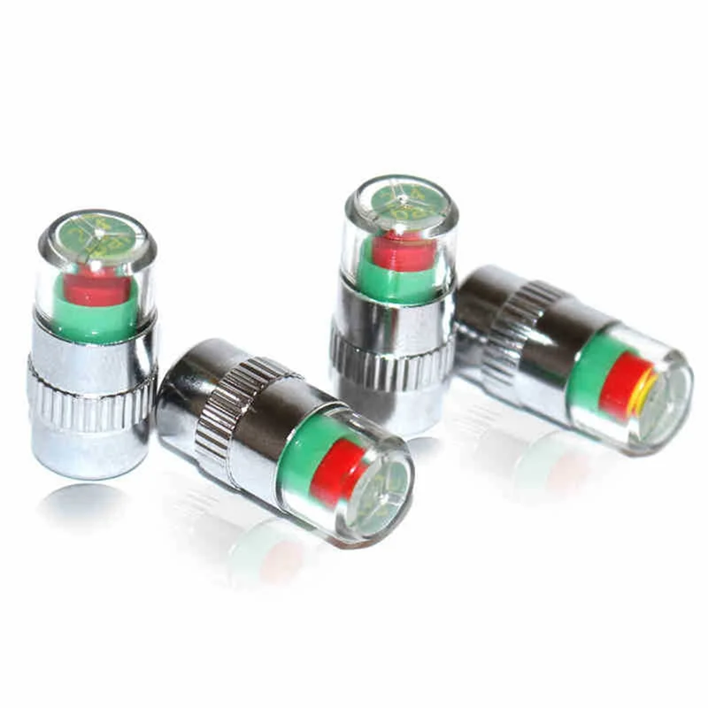 Reliable-Car Tire Pressure Indicator Tire Pressure Gauge Indicator Alert Monitoring Valve Cap Sensor External Valve Detection