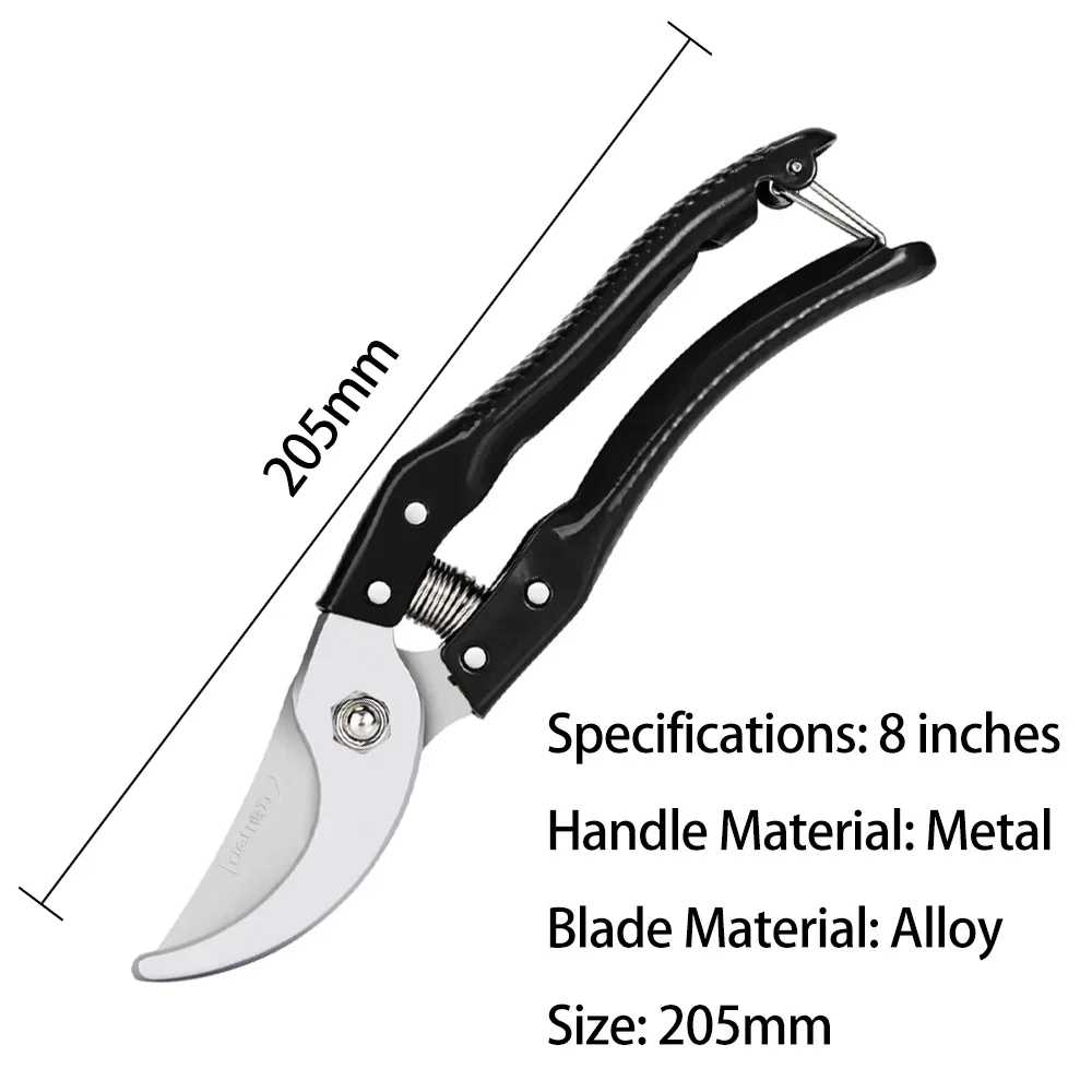1 個 8 インチ庭剪定鋏省力はさみ家庭園芸用多機能植物盆栽ブランチはさみ