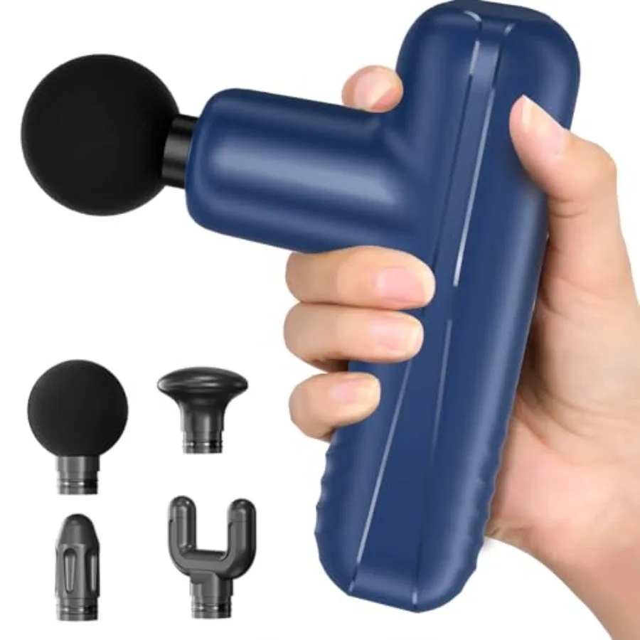 

Мини-массажный пистолет: мощный ручной массажер для расслабления мышц, глубокого перкуссионного массажа тканей, компактный массажный пистолет для путешествий
