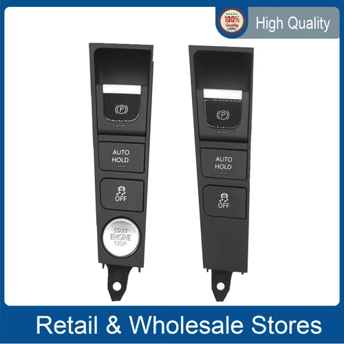 Interruptor de freno de mano eléctrico, botón de freno de estacionamiento 3AD927137 3AD927137B 3AB927137D para VW Passat B7 Passat CC 2012 2013 2014 2015