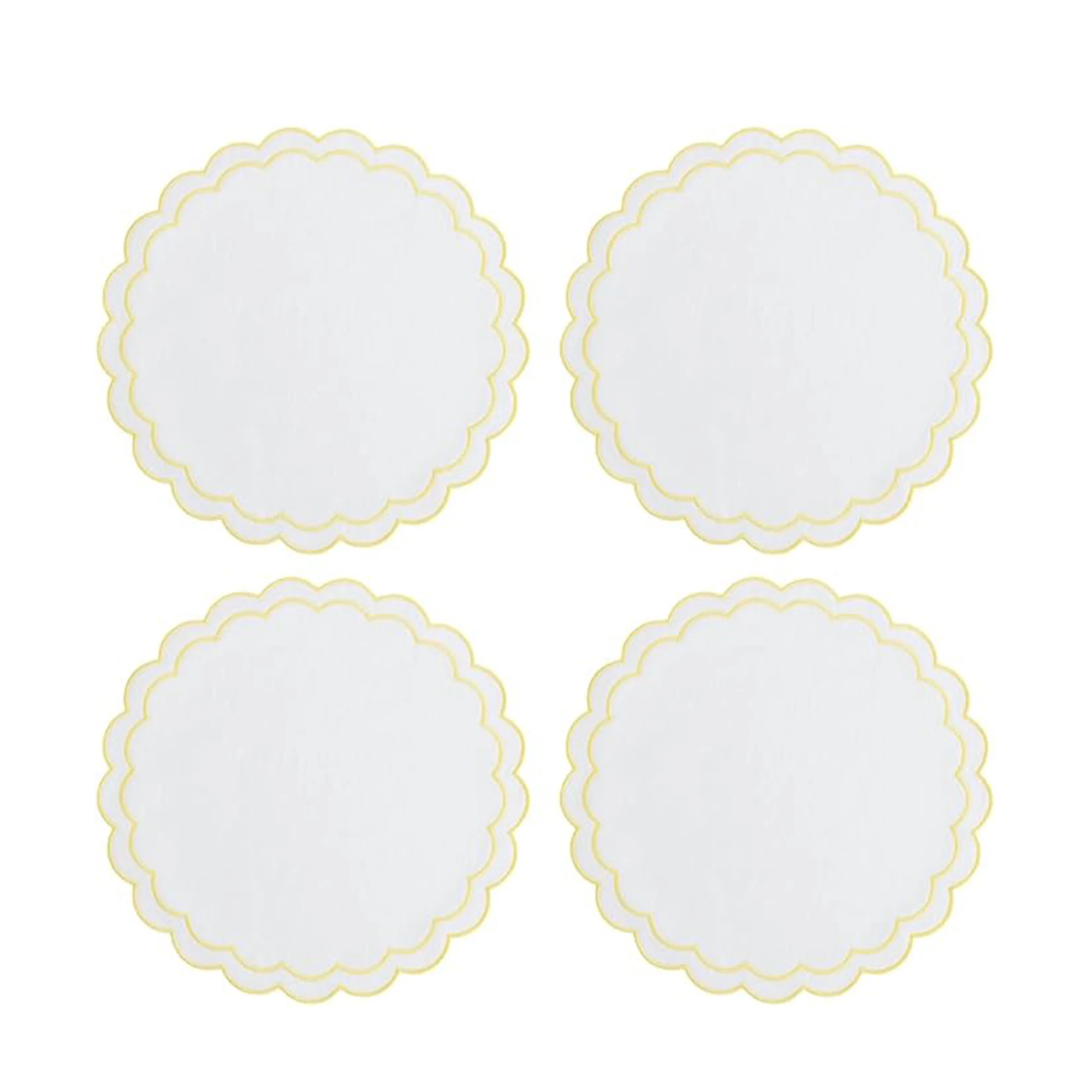Eco Friendly Doilies For Furniture Coasters For Drinks Reliable Paper Coasters Absorbent