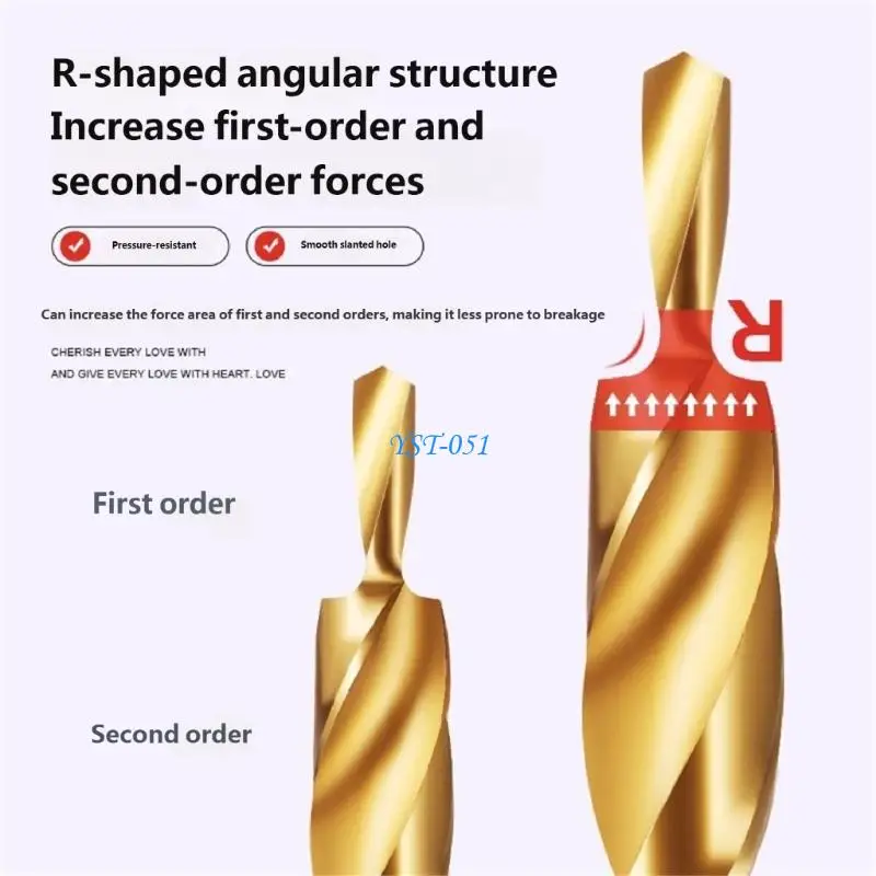 

E15A Oblique Hole Locator Drill Bit for Woodworking Angled Holes Speed Steel Build