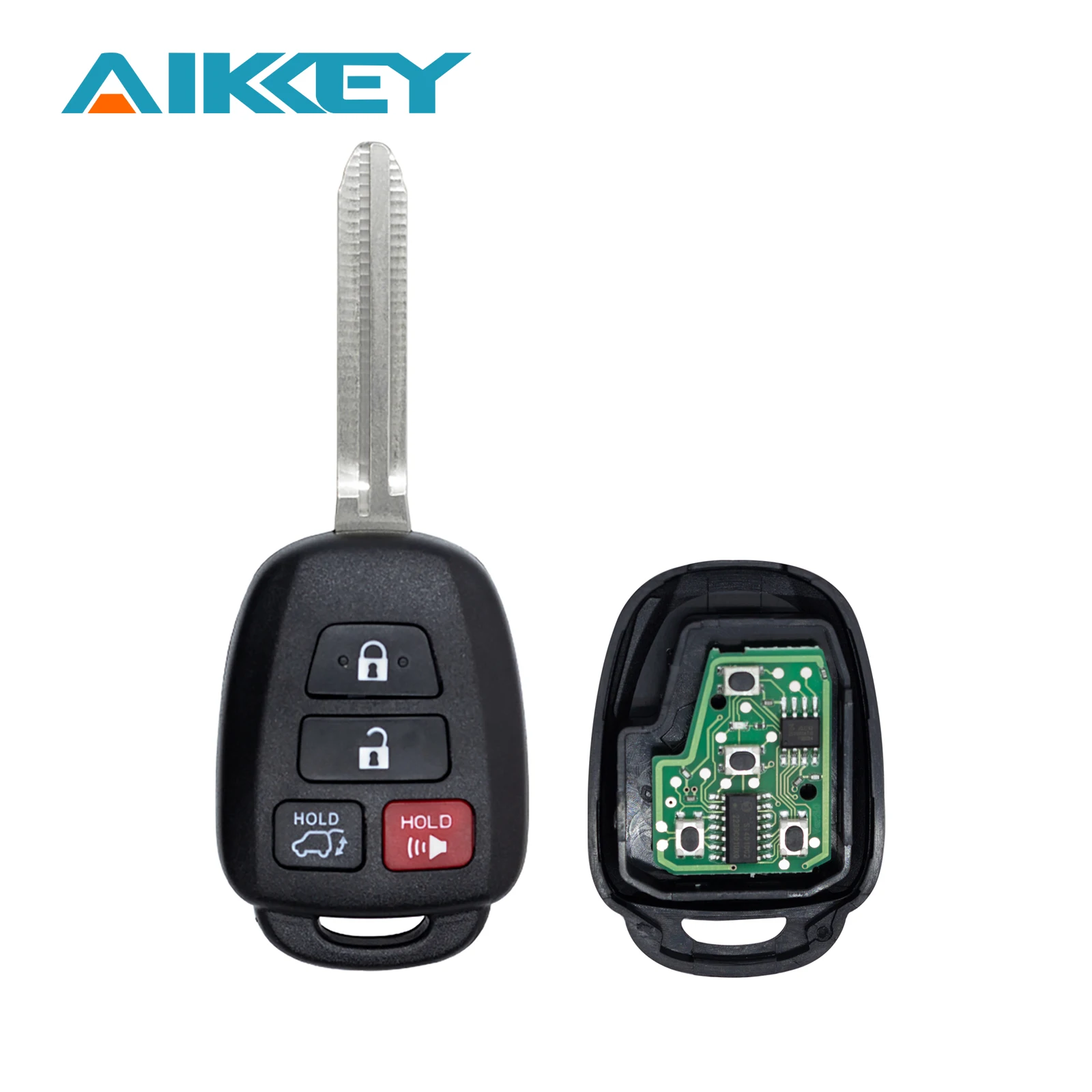 GQ4-52T 312MHZ 4 Buttons Car Remote Control Key Case Fob H/CHIP for Toyota RAV4 Highlander Sequoia Car Key Accessories