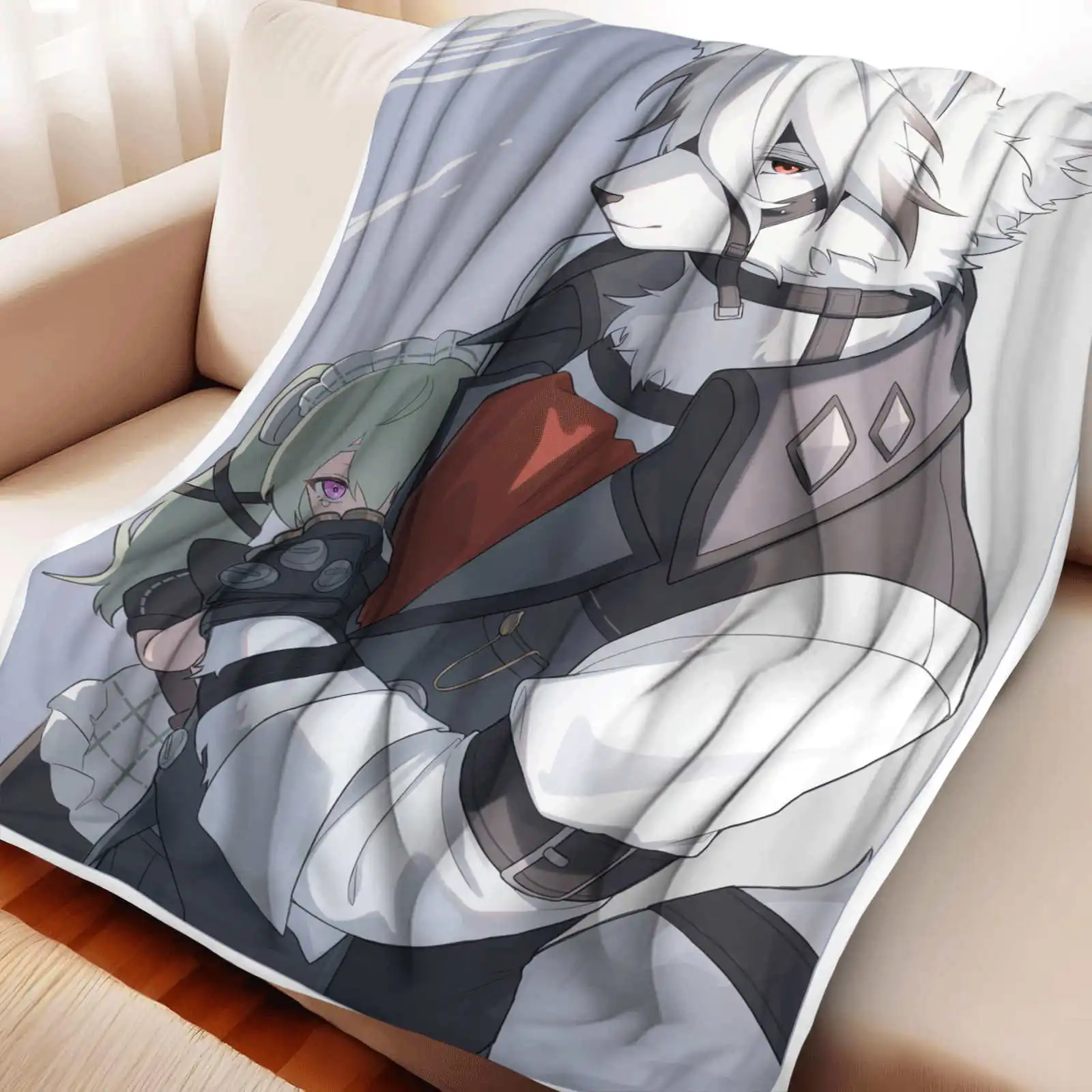 zenless zone zero  Flannel Blanket,Cozy Soft Throw Blanket for Home Bedroom Bed Sofa Cover Kids