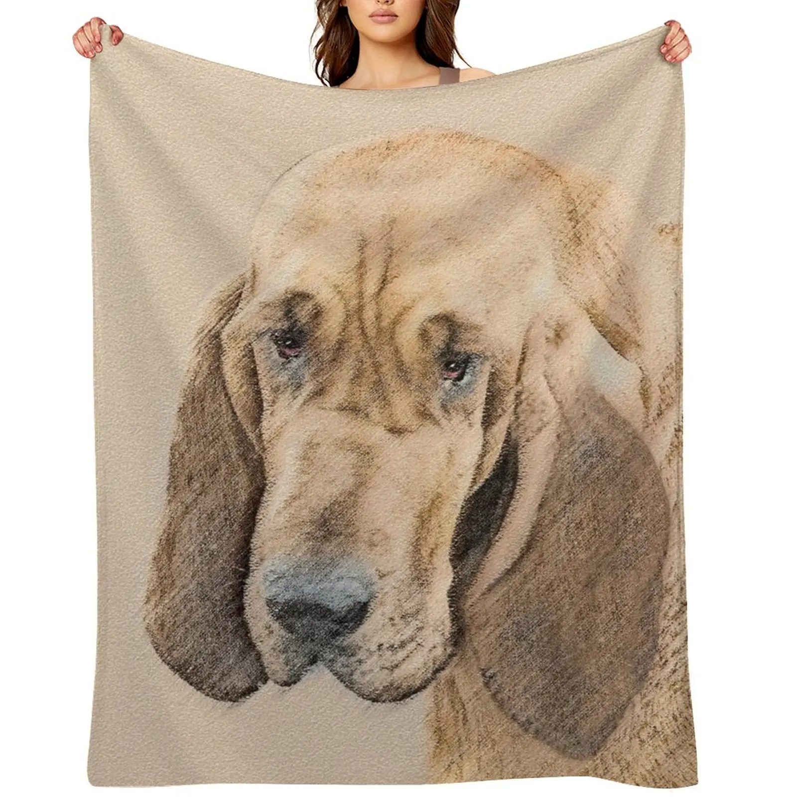

Bloodhound Throw Blanket Large anime Warm Stuffeds Blankets