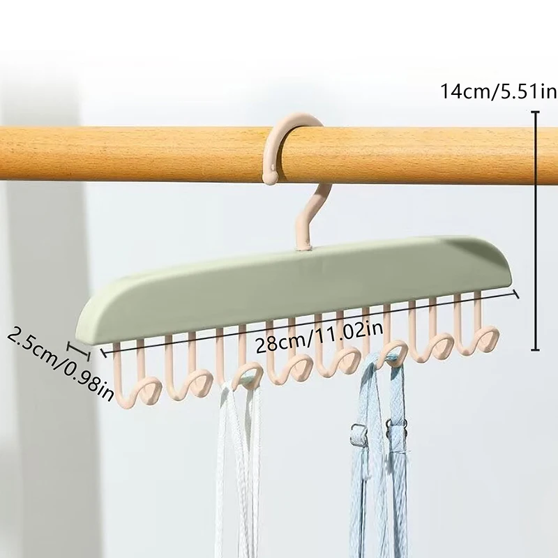 Multi-functional Storage Hanger For Women Men Camisoles Belts Ties Scarves Bras Organizer Artifact Home Wardrobe Accessories