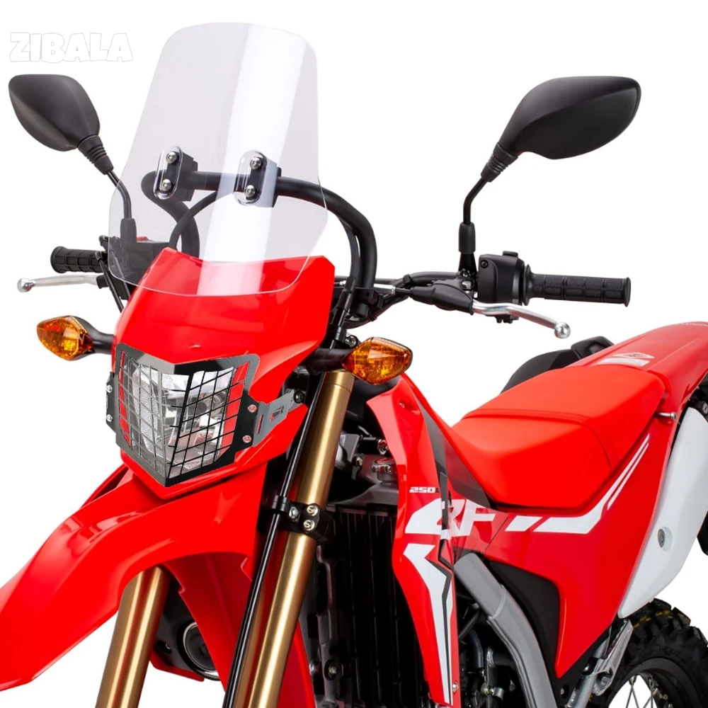 

For Honda CRF250L CRF250M CRF300L CRF 250 L M 300 L 2023 Motorcycle Headlight Grille Guard Grill Light HeadLamp Cover Protector