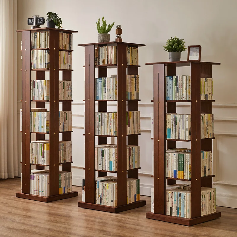 Modern Wood Rotating Cd/dvd Storage Rack for Usa Market Home Use Hot Selling in Beech Color