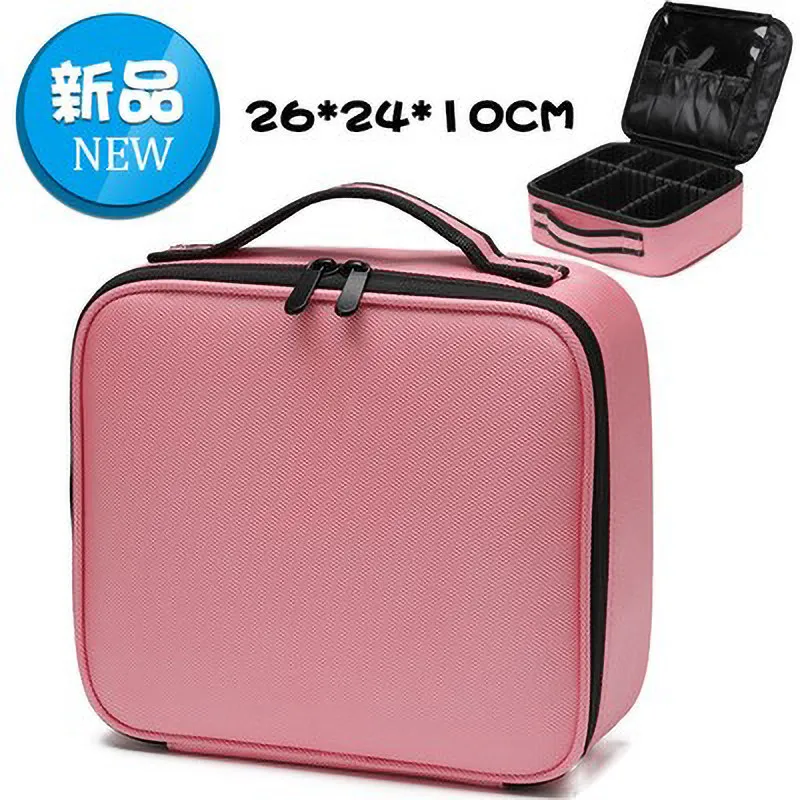 

Instagram-Style Travel Makeup Case Professional Handheld Cosmetic Bag Portable Minimalist Multi-Functional Cosmetics Organizer