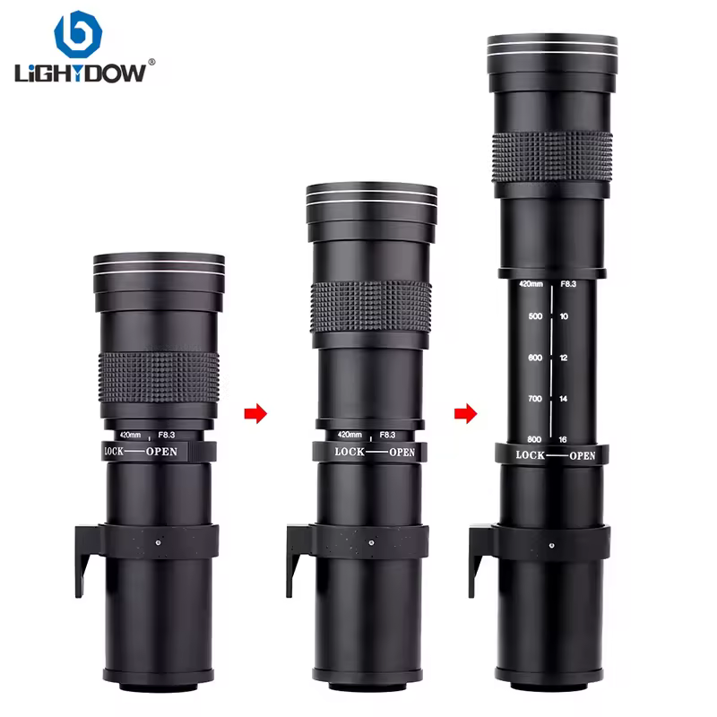 Lightdow 420-800mm 렌즈 촬영 결과물 예시