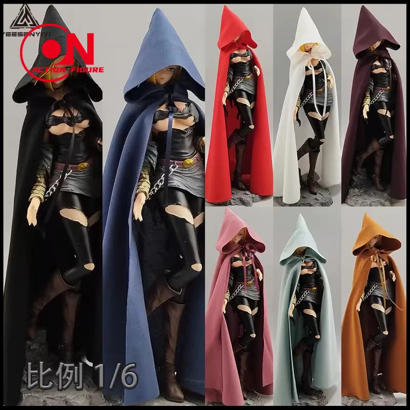 1/6 مقياس أنثى الجندي معالج مقنعين عباءة طويلة نموذج الملابس والاكسسوارات ل 30 سنتيمتر BJD عمل الشكل دمية الجسم #1