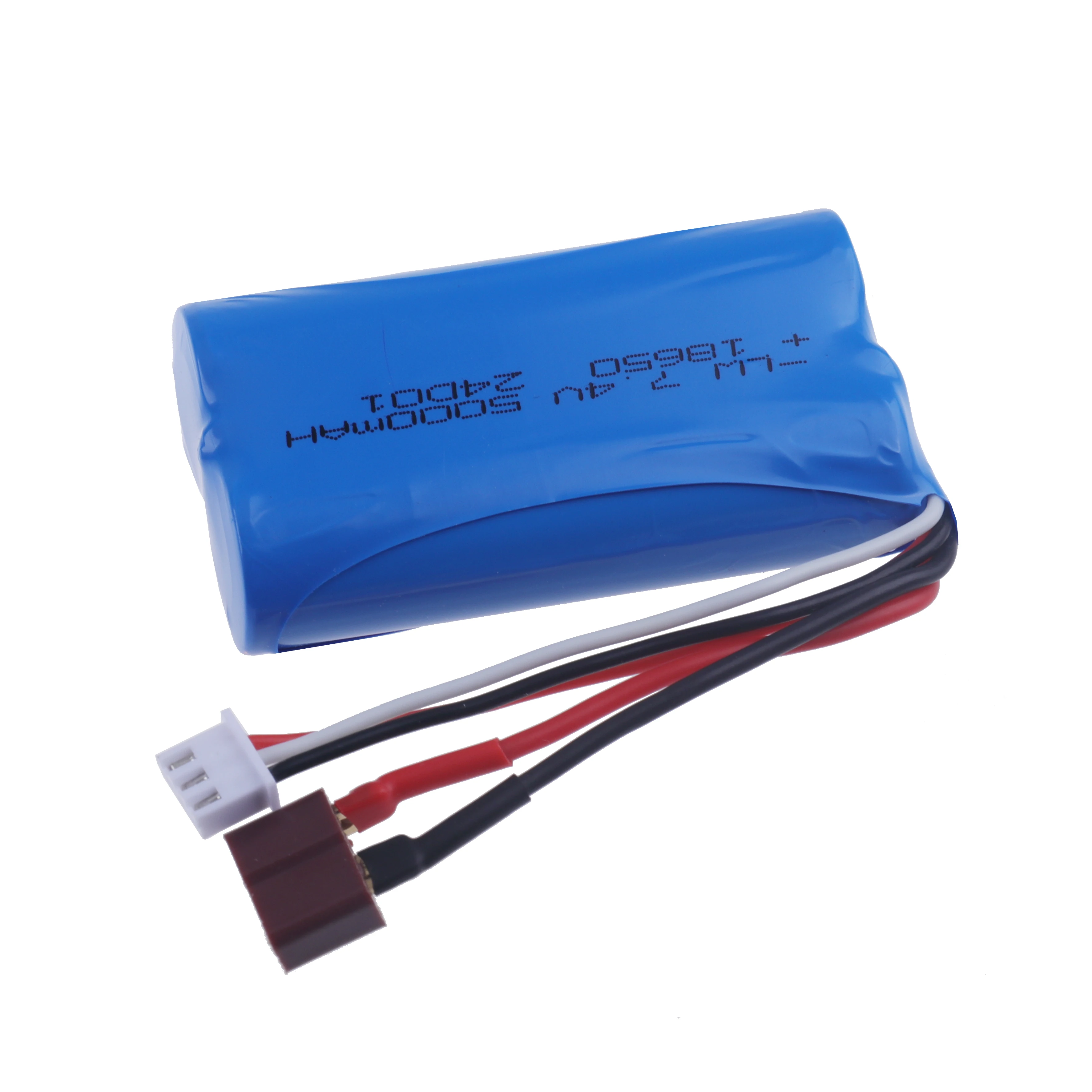 Akumulator Lipo 7,4 V 5000 mAh 18650 do akumulatora litowo-jonowego Wltoys do SCY-16101 16102 16103 16104 JJRC Q130 RC części zamienne do ciężarówek