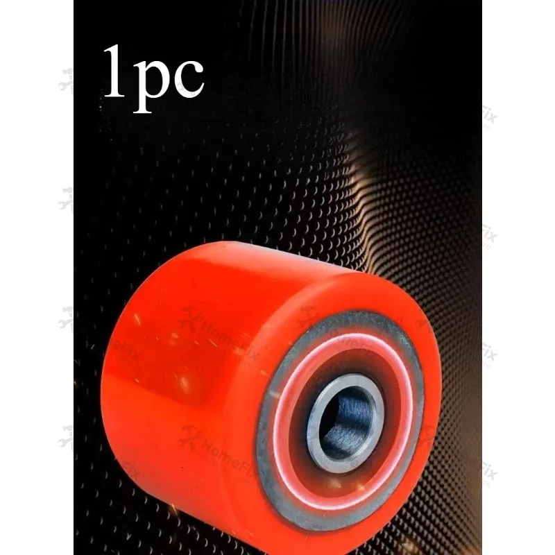 1PC Forklift Replacement Wheel with Built-in Iron Core, Hard Wear-resistant High Load Wheel, Dia 74/80mm Inner Hole 20mm