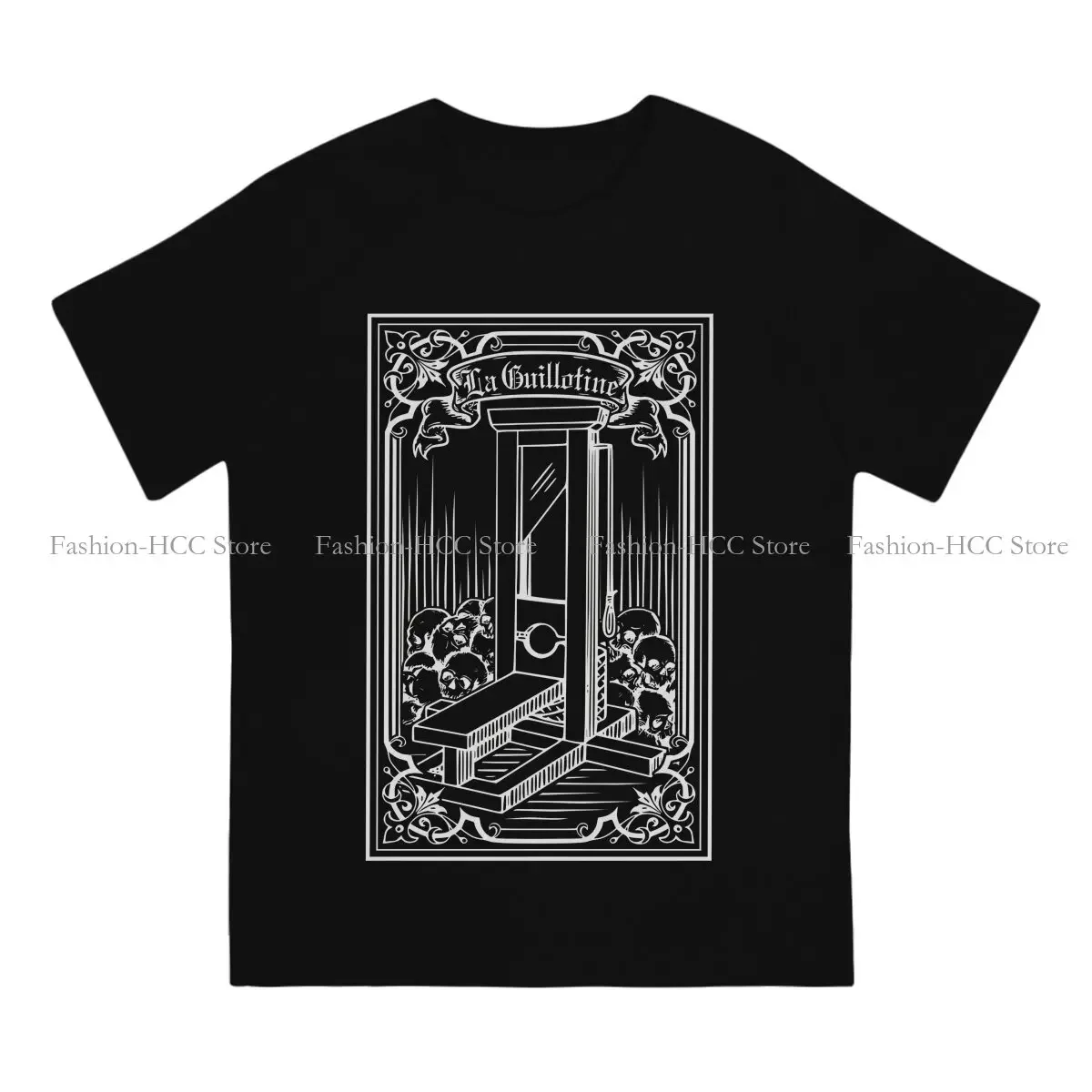 French Revolution Epic Transformation TShirt for Men Guillotine Tarot Soft Summer Tee T Shirt High Quality Trendy