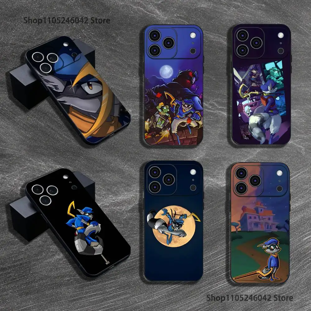 

Game Sly C-Cooper Phone Case For iPhone 17,16,15,14,13,12,11,Pro,XS,Max,XR,Plus,E,SE4,Mini Black Soft Cover