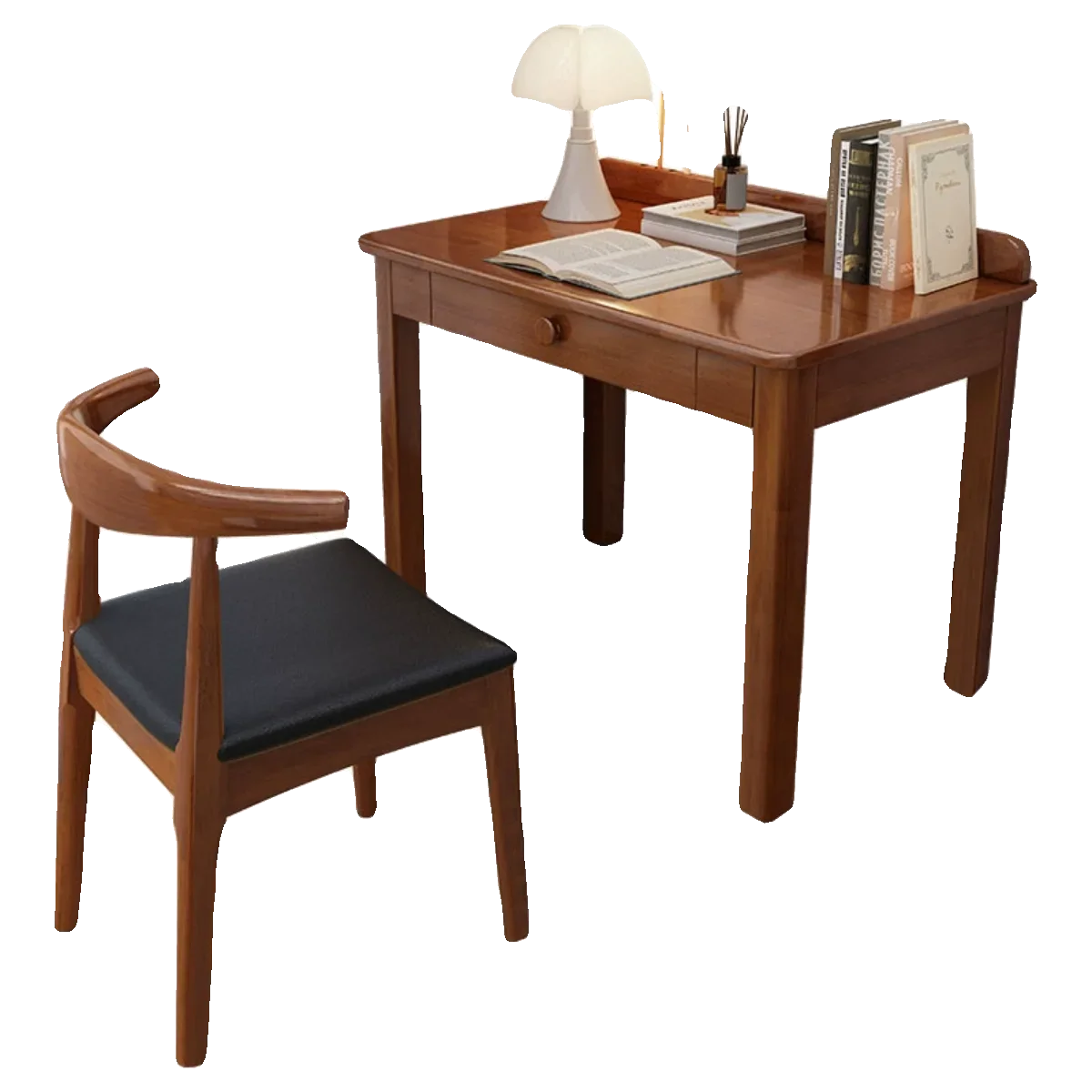 

All solid wood small desk, small apartment, simple home office, computer, desktop workbench