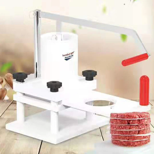 small home business manual hamburger press machine for making hamburger meat pie making machine