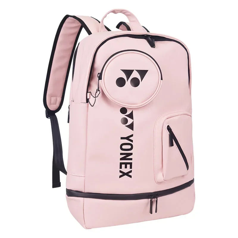 YONEX High Quality PU Badminton Racket Sport Portable Backpack Independent Shoe Layer Auxiliary Pocket Large Capacity Backpack