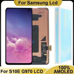 Экран SUPER AMOLED S10e для Samsung Galaxy S10E G970 G970U G970F G970A G970V ЖК-дисплей с сенсорным экраном в сборе без рамки