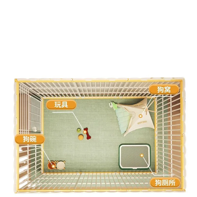 

Pet fence small dog indoor free combination heightening