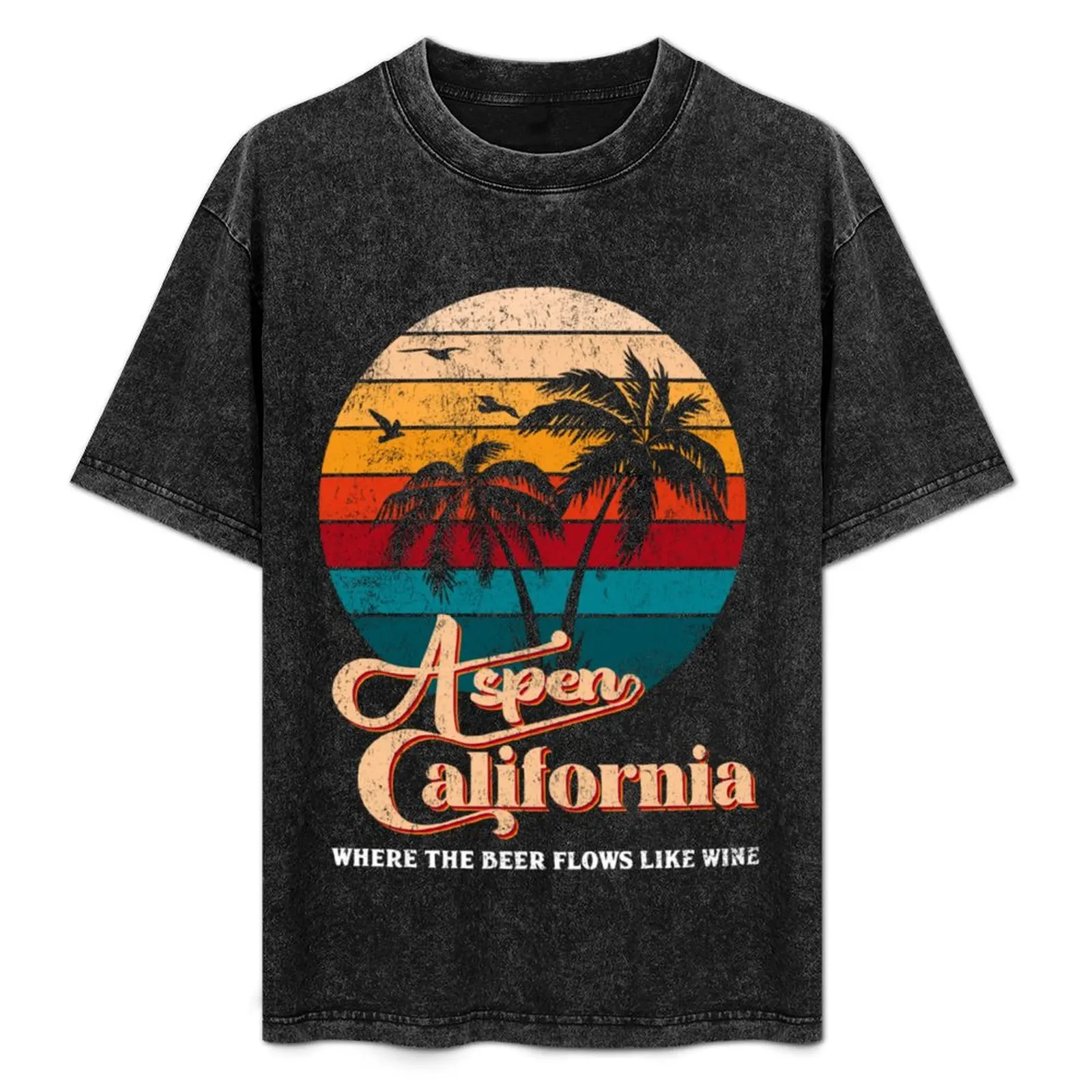 Aspen California My Favorite People T-Shirt plain korean fashion graphic t shirts clothing for men