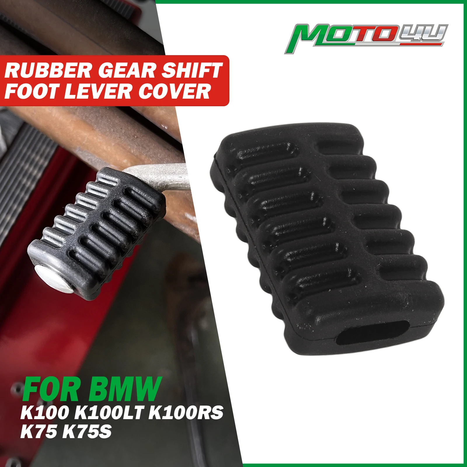 

1PC For BMW K100 K100LT K100RS K75 K75S Motorcycle Rubber Gear Shift Foot Lever Cover Shifter Non-slip Pedal Guard Protect