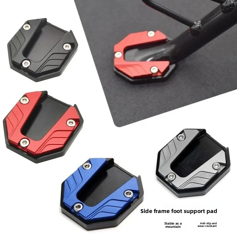 

Universal Scooter Motorcycle Bike Parking Kickstand Extender Foot Side Stand Pad Support Plate CNC Motorbike Accessories