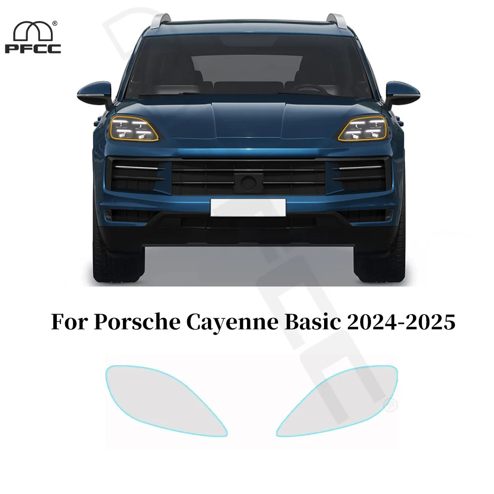 

For Porsche Cayenne Basic 2024-2025 Headlight Rearview B C Pillar Anti-scratch TPU Paint Protection Film Pre-cut PPF Resistant