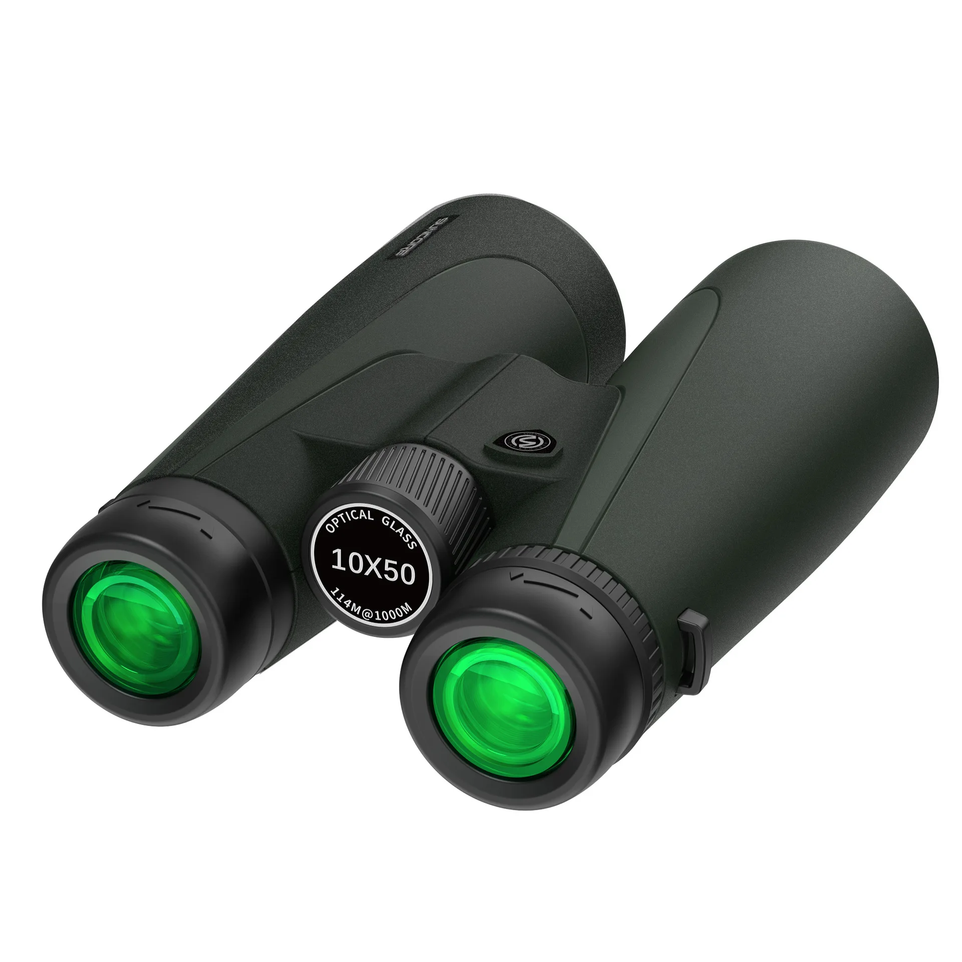 Telescopio de binoculares para exteriores 10X50/12X50 con embalaje de marca de prisma Bak4 compatible